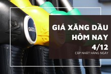 Giá xăng dầu hôm nay 4/12 đồng loạt tăng nhẹ sau cuộc tấn công của Ukraine