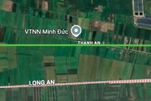 Đường sẽ mở theo quy hoạch ở xã Thạnh Hoá, tỉnh Tây Ninh (phần 1)