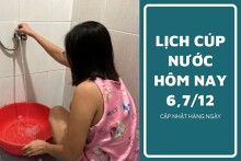 Lịch cúp nước TP HCM ngày 6/12 và ngày 7/12 danh sách hơn 5 phường, khu vực tạm ngưng cấp nước từ đêm đến rạng sáng
