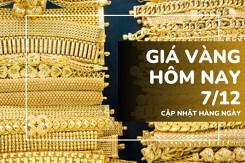 Giá vàng hôm nay 8/12: Biến động trái chiều trong phiên đầu tuần