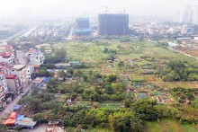 Cận cảnh lô đất hơn 6 ha sẽ đấu giá ở KĐT Linh Đàm