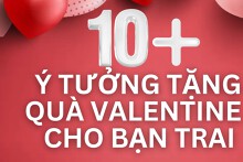 10+ ý tưởng tặng quà valentine cho bạn trai