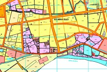Bản đồ quy hoạch sử dụng đất xã Minh Đạo, huyện Tiên Du, Bắc Ninh