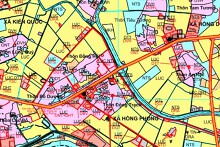 Bản đồ quy hoạch sử dụng đất xã Hồng Phong, huyện Ninh Giang, tỉnh Hải Dương đến năm 2030