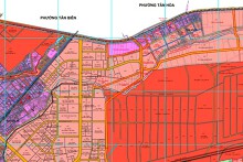 Bản đồ quy hoạch sử dụng đất phường Long Bình, TP Biên Hoà, Đồng Nai