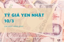 Tỷ giá yen Nhật hôm nay ngày 10/3, Vietcombank tiếp đà tăng mạnh