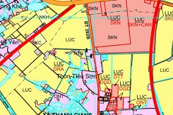 Bản đồ quy hoạch sử dụng đất xã Thanh Giang, huyện Thanh Miện, tỉnh Hải Dương đến năm 2030