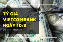 Tỷ giá Vietcombank ngày 10/3: Euro và bảng Anh đồng loạt tăng mạnh