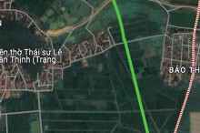Đường sẽ mở ở xã Đông Cứu, huyện Gia Bình, tỉnh Bắc Ninh