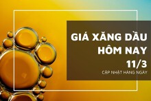 Giá xăng dầu hôm nay ngày 11/3 đồng loạt lao dốc