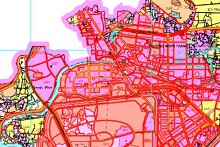 Bản đồ quy hoạch sử dụng đất phường Nhơn Thành, thị xã An Nhơn, tỉnh Bình Định giai đoạn 2021 - 2030