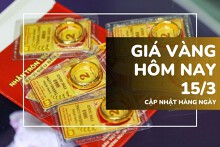 Giá vàng hôm nay 15/3: Xô đổ mọi kỷ lục, vàng nhẫn chạm mốc 96,5 triệu đồng/lượng