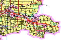 Bản đồ quy hoạch giao thông xã Nhơn Hạnh, thị xã An Nhơn, tỉnh Bình Định giai đoạn 2021 - 2030