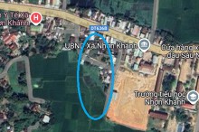 Đất có quy hoạch ở xã Nhơn Khánh, thị xã An Nhơn, tỉnh Bình Định