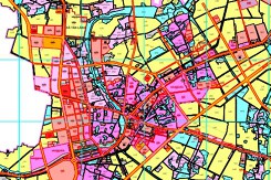 Bản đồ quy hoạch sử dụng đất thị trấn Thứa, huyện Lương Tài, tỉnh Bắc Ninh