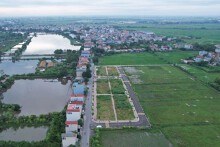 Đất trúng đấu giá huyện ven Hà Nội tiếp tục giảm nhiệt