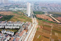 Hình ảnh tiến độ đoạn cuối dự án đường Lê Quang Đạo kéo dài