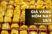 Giá vàng hôm nay 19/3: Vàng nhẫn lập đỉnh kỷ lục 99,1 triệu đồng/lượng