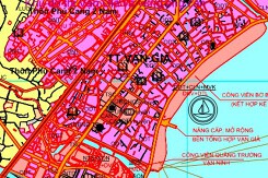 Bản đồ quy hoạch sử dụng đất thị trấn Vạn Giã, huyện Vạn Ninh, tỉnh Khánh Hoà