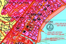 Bản đồ quy hoạch giao thông thị trấn Vạn Giã, huyện Vạn Ninh, tỉnh Khánh Hoà