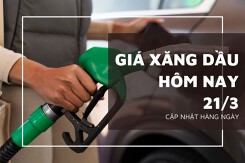 Giá xăng dầu hôm nay 21/3, WTI tăng đến 1,64%