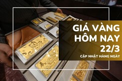 Giá vàng hôm nay 22/3: Vàng miếng, vàng nhẫn lao dốc hơn 3 triệu đồng/lượng