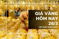 Giá vàng hôm nay 26/3: Vàng miếng, vàng nhẫn tăng vọt hơn 1,5 triệu đồng/lượng