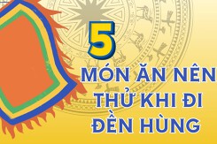 Top 5 món ăn nên thử khi đi đền Hùng dịp Giỗ Tổ Hùng Vương 2025