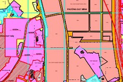 Bản đồ quy hoạch giao thông phường Duy Minh, thị xã Duy Tiên, tỉnh Hà Nam