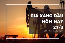Giá xăng dầu hôm nay 27/3 nhích nhẹ trước quan điểm trái chiều về tác động thuế nhập khẩu ô tô của Trump