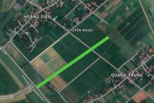 Đường sẽ mở ở xã Chuyên Ngoại, thị xã Duy Tiên, tỉnh Hà Nam