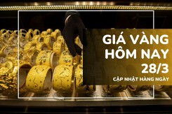 Giá vàng hôm nay 28/3: Vàng miếng, vàng nhẫn tái lập kỷ lục, vượt mốc 100 triệu đồng/lượng