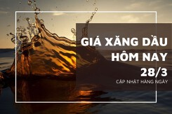 Giá xăng dầu hôm nay 28/3 áp sát đỉnh trong một tháng