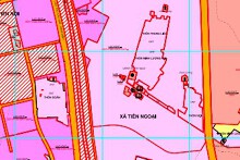 Bản đồ quy hoạch sử dụng đất xã Tiên Ngoại, thị xã Duy Tiên, tỉnh Hà Nam