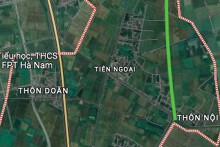 Đường sẽ mở ở xã Tiên Ngoại, thị xã Duy Tiên, tỉnh Hà Nam