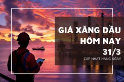 Giá xăng dầu hôm nay 31/3 giảm nhẹ dù Trump cảnh báo về khả năng áp thuế đối với người mua dầu Nga