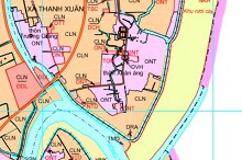 Bản đồ quy hoạch giao thông xã Thanh Xuân, huyện Thanh Hà, tỉnh Hải Dương đến năm 2030