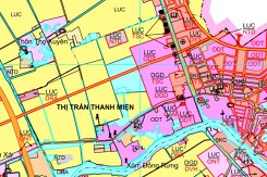 Bản đồ quy hoạch sử dụng đất thị trấn Thanh Miện, huyện Thanh Miện, tỉnh Hải Dương đến năm 2030