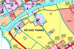 Bản đồ quy hoạch sử dụng đất xã Cao Thắng, huyện Thanh Miện, tỉnh Hải Dương đến năm 2030