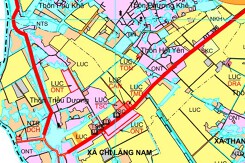 Bản đồ quy hoạch sử dụng đất xã Chi Lăng Nam, huyện Thanh Miện, tỉnh Hải Dương đến năm 2030