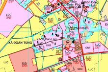 Bản đồ quy hoạch sử dụng đất xã Đoàn Tùng, huyện Thanh Miện, tỉnh Hải Dương đến năm 2030