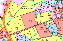 Bản đồ quy hoạch giao thông xã Đoàn Tùng, huyện Thanh Miện, tỉnh Hải Dương đến năm 2030