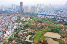Hiện trạng khu đô thị Thành phố Công nghệ xanh Hà Nội 270 triệu USD sắp triển khai