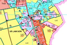 Bản đồ quy hoạch sử dụng đất xã Lam Sơn, huyện Thanh Miện, tỉnh Hải Dương đến năm 2030