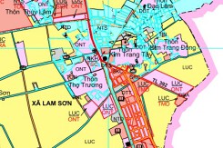 Bản đồ quy hoạch sử dụng đất xã Lam Sơn, huyện Thanh Miện, tỉnh Hải Dương đến năm 2030