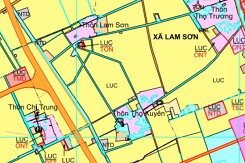 Bản đồ quy hoạch giao thông xã Lam Sơn, huyện Thanh Miện, tỉnh Hải Dương đến năm 2030