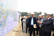 Phó Thủ tướng Bùi Thanh Sơn kiểm tra, đôn đốc tiến độ 4 tuyến cao tốc trọng điểm phía bắc