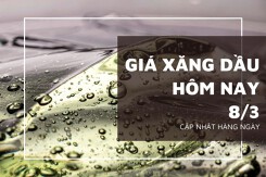 Giá xăng dầu hôm nay ngày 8/3 đồng loạt nhích nhẹ