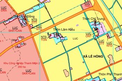 Bản đồ quy hoạch sử dụng đất xã Lê Hồng, huyện Thanh Miện, tỉnh Hải Dương đến năm 2030