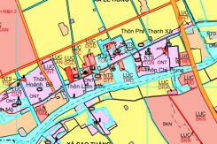 Bản đồ quy hoạch giao thông xã Lê Hồng, huyện Thanh Miện, tỉnh Hải Dương đến năm 2030